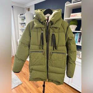 Orolay Women's Thickened Down Jacket - Green / Medium